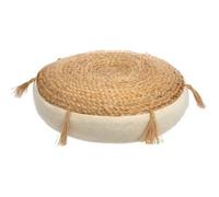 Coussin de Sol en Jute ""Ritual"" 38cm Naturel