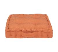 Coussin de sol enfant - berlingot terracotta TU