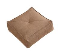 Coussin de Sol Futon épais, Oreiller de Sol de méditation for canapé de Yoga, cérémonie du thé pour Le Yoga et la Pleine Conscience(Brown)