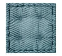 Atmosphera Coussin de sol Otto bleu canard 40x40 cm