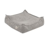 Coussin de Sol Pouf pour Bébé Enfants pour la Chambre d'Enfant MISIOO Velours Côtelé Beige 60x60x20 cm
