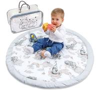 Coussin de sol pour enfant - TOTSY BABY - Éléphant - 100 cm - Gris - Isolant contre le froid