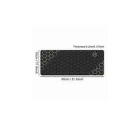 Coussin de souris en caoutchouc, format XXL, motif alvéolé, antidérapant et soulageant la fatigue