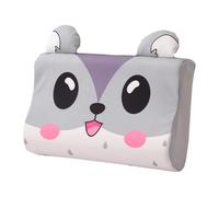 Coussin de soutien de la nuque - 40 x 25 x 7 cm - Coussin en soie glacée douce à mémoire de forme - Design respirant - Coussin rafraîchissant orthopédique pour oreiller - Confort de sommeil latéral