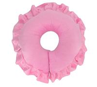 Coussin de soutien du cou en forme de U, oreiller doux pour le visage, le lit, la Table, pour Salon de beauté, SPA, Massage (Rose)