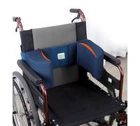 Coussin de Soutien latéral pour Fauteuil Roulant et Coussin pour Protections latérales et Coussins de Posture en Mousse Inclus Coussin Anti-Inclinaison latérale, Coussin antidérapant pour Dossier de