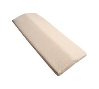 Coussin de soutien lombaire portable avec mousse à mémoire de forme à rebond lent, coussinet ergonomique pour maintenir un bon alignement de la colonne vertébrale pendant le repos ou le travail (beige