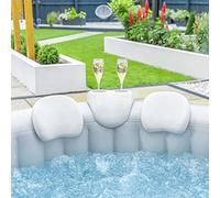 Coussin de Spa et Porte Gobelet pour Spa Gonflable | Set Confort Spa | Kit d'accessoires pour Spa