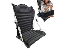 Coussin de stade - Coussin de siège portable gonflable imperméable, tapis de blanchisseur rempli d'air, support d'assise extérieur compact | Camping Voyage Randonnée Avion Bateau Kayak Conduite Camion