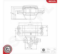 Coussin De Support Moteur Gauche Pour VW Touran 2.0 TDI 16V 1.9 Passat Variant