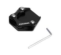 Coussin de support pour béquille de moto Pour GB 350 2021-2025 Accessoires Moto Béquille Latérale Pied Extension Plaque De Support(Black)