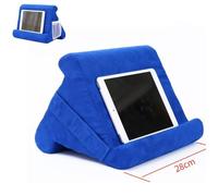 Coussin de Support Pour Tablette/Telephone,Tablette Porte Livre ,Support de lecture de tablette,Lecture Lit Soutien Coussin,Bleu