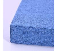 Coussin de Tabouret 45x45cm, rehausseur de Fauteuil carré, Mousse à mémoire de Forme Extra épaisse et Confortable, avec Fermeture éclair, Amovible et Lavable, Universel