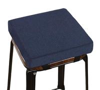 Coussin de tabouret carré antidérapant - Coussin confortable pour chaises et tabourets de bar, idéal pour la salle à manger et la cuisine, 30 x 30 x 8 cm