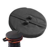 Coussin de tabouret pliable - Coussin de tabouret rétractable, housse en tissu Oxford imperméable avec éponge de 2/3 cm d'épaisseur, coussin rond doux pour camping, pique-nique, barbecue, extérieur