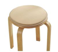 Coussin de tabouret rond 34 cm antidérapant avec attaches Kaki confortable et élégant pour tabourets de bar, salle à manger, accessoire 1 unité
