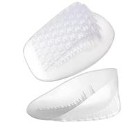 Coussin de talon, demi-semelles en gel en forme de U Inserts pour chaussures - Rembourrage en abeille réutilisable pour une utilisation intensive, confort antidérapant auto-adhésif pour hommes femmes
