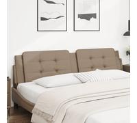 Coussin de Tête de Lit Accessoire Lit Chambre Marron 200 cm Similicuir vidaXL