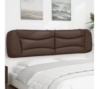 vidaXL Coussin de tête de lit marron 180 cm similicuir