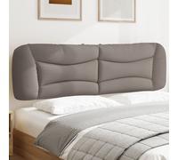 Coussin de Tête de Lit Hvar Gris Clair 90 cm Tissu vidaXL