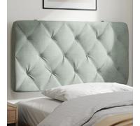 Coussin de Tête de Lit Oreiller Chambre à Coucher Intérieur Velours vidaXL