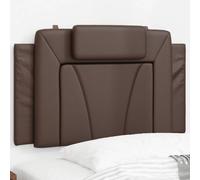 Vidaxl Coussin De Tête De Lit Marron 80 Cm Similicuir Marron