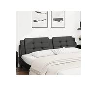 Coussin de Tête de Lit, Oreiller Rembourré de Tête de Lit, Accessoire de Lit de Chambre à Coucher Intérieur, Noir 200 374883