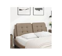 Vidaxl Coussin De Tête De Lit Cappuccino 120 Cm Similicuir