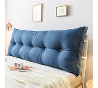 Coussin De Tête De Lit Oreiller Repose Lit Oreiller Tête De Lit Dossier Coussin Pour Lecture Oreiller Pour Lit Jumeau Complet Reine Roi Lit De Repos Lit Superposé,Bleu,70"/180cm