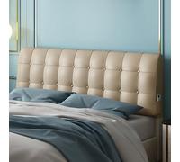 Coussin de tête de lit tapissé haute résilience pour dossier mural, double soutien pour maison, chambre à coucher et lit de jour Kaki