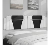 Coussin de Tête de Lit Viana Cappuccino 200 cm Similicuir vidaXL