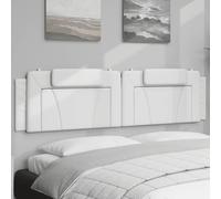 Coussin de Tête de Lit Viana Cappuccino 200 cm Similicuir vidaXL