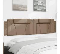 Coussin de Tête de Lit Viana Cappuccino 200 cm Similicuir vidaXL
