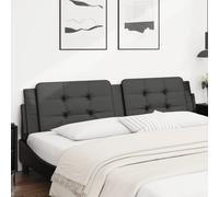 Coussin de tête de lit Zadar Gris 200 cm Similicuir vidaXL