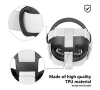 Coussin de tête VR en TPU pour casque, cadre de fixation pour Quest2