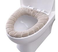 Coussin De Toilette,Couverture De Siège De Toilette Chaudes,Universelle Housse De Coussin De Toilettes,Housses De Siege De WC Antibactérien,Compatible avec La Plupart des Toilettes (1, Kaki)