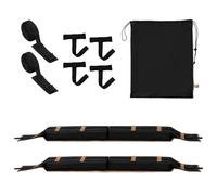Coussin de toit pour kayak, en mousse pour porte-canoë, coussin anti-glissement, protection de toit de véhicule haute performance, convient pour planche de surf, kit de transport de bateau durable
