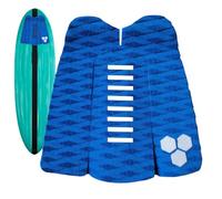 Coussin De Traction pour Planche De Surf 3 Pièces - Poignée en Mousse EVA De Qualité érieure avec Queue De 2,5 Cm | Tapis Antidérapant Auto-adhésif pour Shortboard Fish Funboard , Accessoi