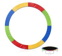 Coussin de Trampoline, 4,27m Housse Ressort Trampoline Coton Perlé Rond EPE Tapis de Trampoline Trampoline Pad Accessoires Imperméables sans Trous pour Poteau (Coloré)
