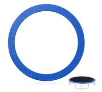 Coussin de Trampoline, 4,27m Housse Ressort Trampoline Coton Perlé Rond EPE Tapis de Trampoline Trampoline Pad Accessoires Imperméables sans Trous pour Poteau (Bleu)