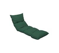 Coussin de transat JARDIN PRIVE 3 sections vert 180 x 56 x 10 cm