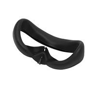 Coussin de Visage VR Lavable et Imperméable pour Lunettes PICO 4 VR, Silicone Souple, Conception Ergonomique, Entièrement fermé, Résistant à la Transpiration (Beige)