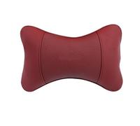 Coussin De Voiture Appuie-tête de siège Auto en Cuir, Mousse à mémoire de Forme, Confort du Cou, adapté aux BMW Série 3, 5, 7 F30, F10, E90, F20, E46, E60(1pcs Deep Red)
