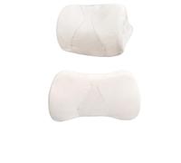 Coussin De Voiture Convient pour Denza N9 2025, Appui-tête de Voiture, Oreiller Cervical, Support Lombaire en Coton à mémoire de Forme(Beige 2pcs)