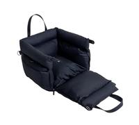 Coussin de voiture pour chien avec poignées renforcées, compartiments de rangement, intégration intérieure du véhicule, coussin de voiture pour chien