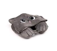 Puckator Coussin de Voyage avec Capuche - Poivre Le Chat - Beans & Co - Hoodeazzz