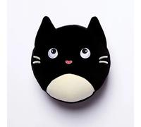 Coussin de voyage chat resteazz peluchÃ© 2-en-1 avec Masque Yeux Puckator Noir 16,5x13,5x10,5 cm
