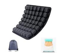 Coussin de voyage gonflable 3D Air Cell Seat pour avion, fauteuil roulant, bureau - Réduit la pression du coccyx et soulage les douleurs aux hanches