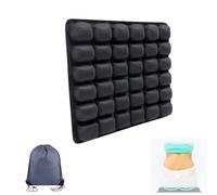 Coussin de voyage gonflable 3D Air Cell Seat pour avion, fauteuil roulant, bureau - Réduit la pression du coccyx et soulage les douleurs aux hanches