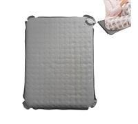 Coussin de voyage gonflable, coussin de chaise de camping, coussin de blanchiment de 40,6 cm avec valve réglable, coussin d'extérieur imperméable avec base antidérapante, équipement confortable